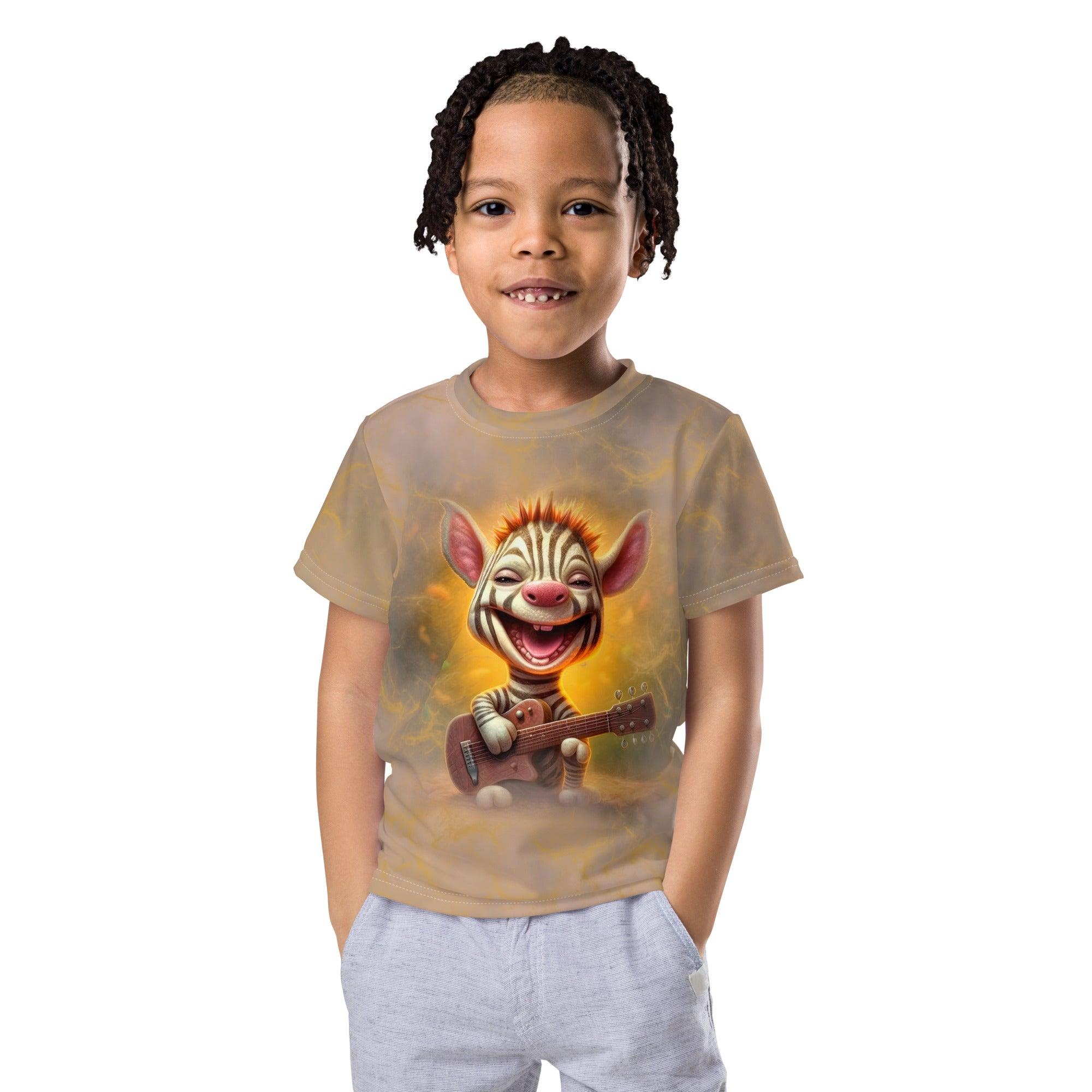 Kids Fantasias Tall Guardians crew neck t-shirt in vibrant colors.