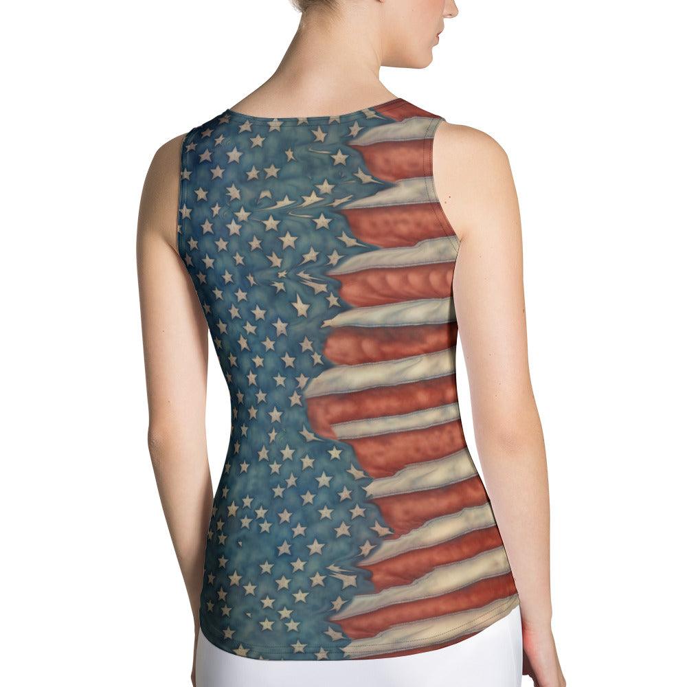 Fantastical Flora Sublimation Cut & Sew Tank Top - Beyond T-shirts