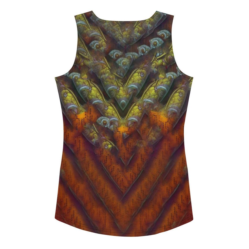 Fantastical Foliage Sublimation Cut & Sew Tank Top - Beyond T-shirts