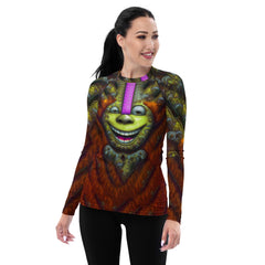 Fantastical Foliage Women's Rash Guard - Beyond T-shirts