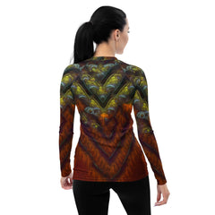 Fantastical Foliage Women's Rash Guard - Beyond T-shirts