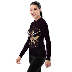 Feminine Magic Of Motion Women's Rash Guard - Beyond T-shirts