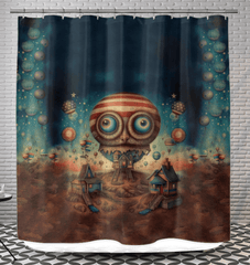 Fierce And Free Shower Curtain - Beyond T-shirts