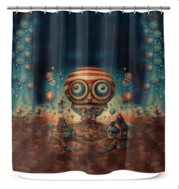 Fierce And Free Shower Curtain - Beyond T-shirts