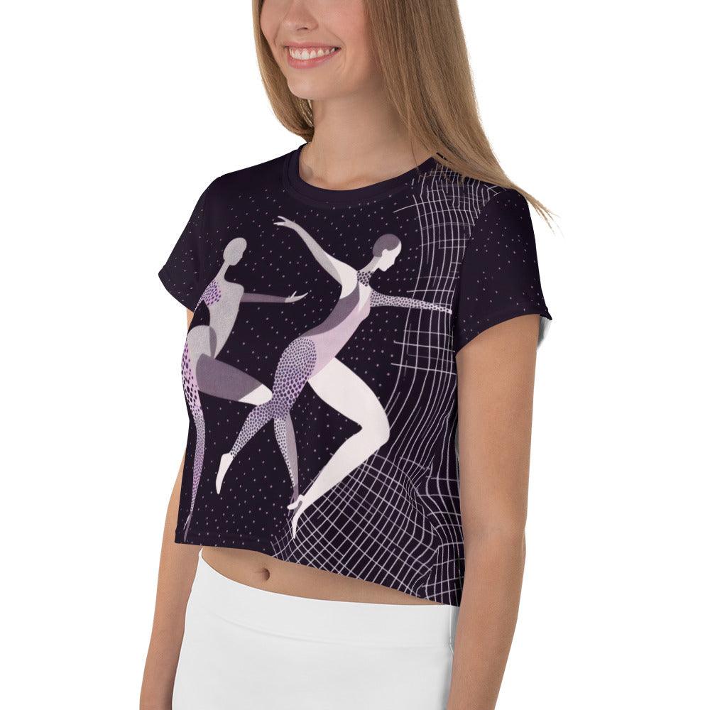 Fierce Feminine Dance Moves All-Over Print Crop Tee - Beyond T-shirts