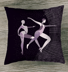 Fierce Feminine Dance Moves Indoor Pillow - Beyond T-shirts