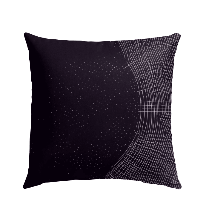 Stylish indoor pillow with dance-inspired design