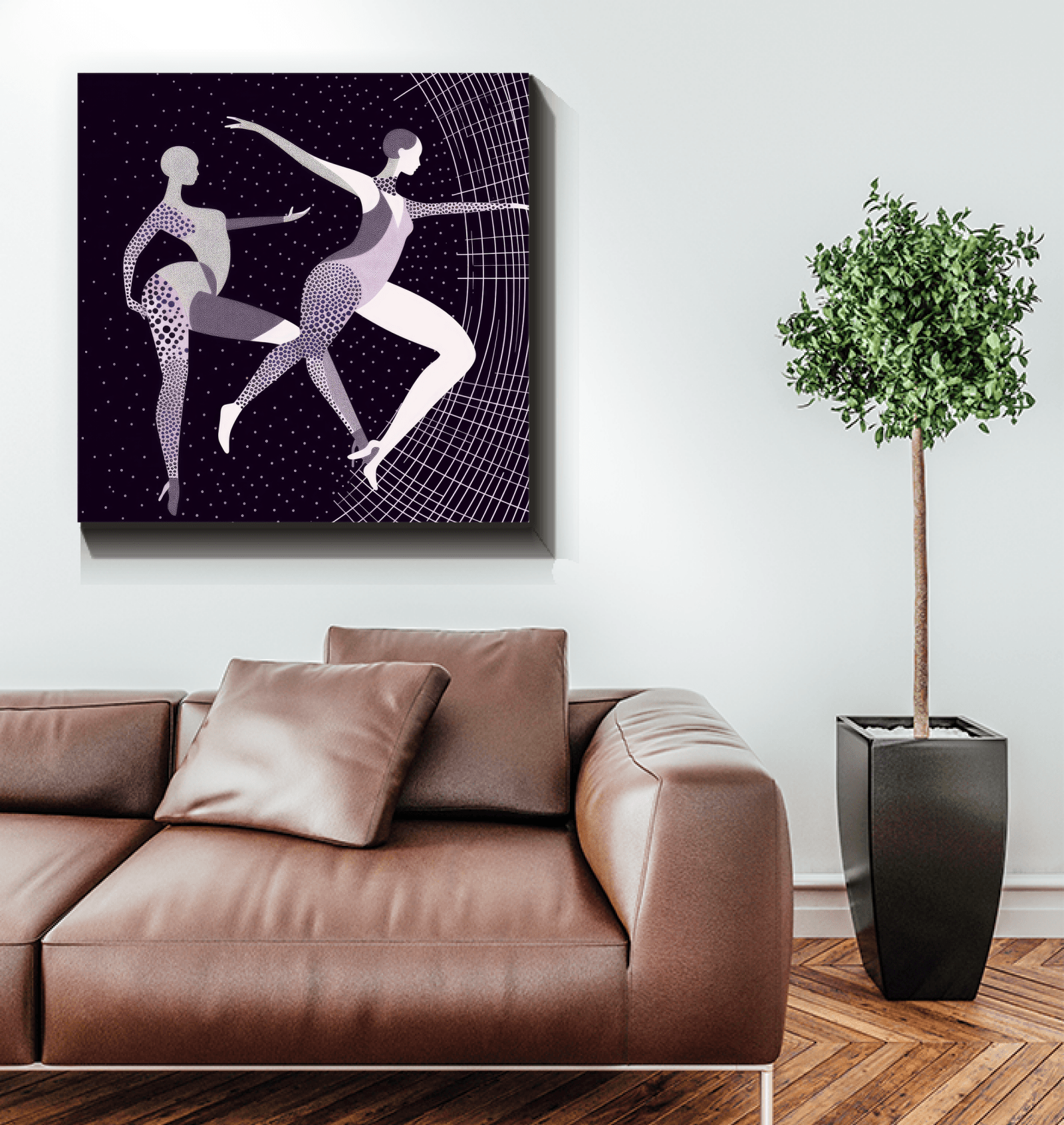 Fierce Feminine Dance Moves Wrapped Canvas - Beyond T-shirts