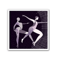 Fierce Feminine Dance Moves Wrapped Canvas - Beyond T-shirts