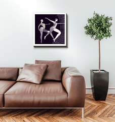 Fierce Feminine Dance Moves Wrapped Canvas - Beyond T-shirts