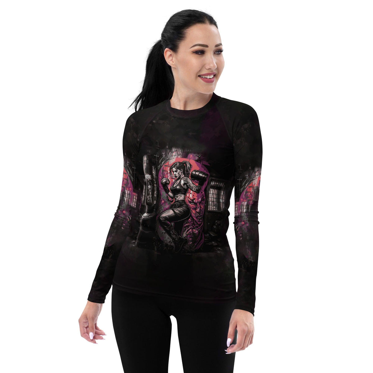 Fight For Your Dreams Women's Rash Guard - Beyond T-shirts