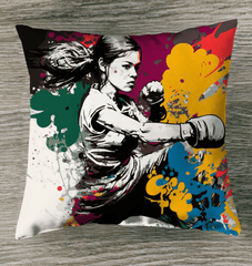 Fight To Be The Best Indoor Pillow - Beyond T-shirts