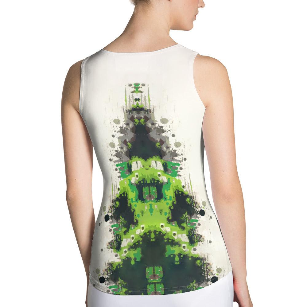 Unisex sublimation tank top for fitness enthusiasts