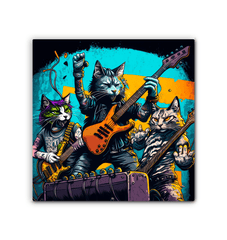 Fingers flying, amps blasting wrapped canvas - Beyond T-shirts