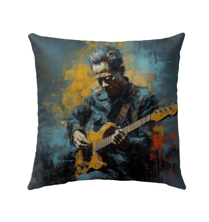 Fingerstyle Finesse Outdoor Pillow - Beyond T-shirts