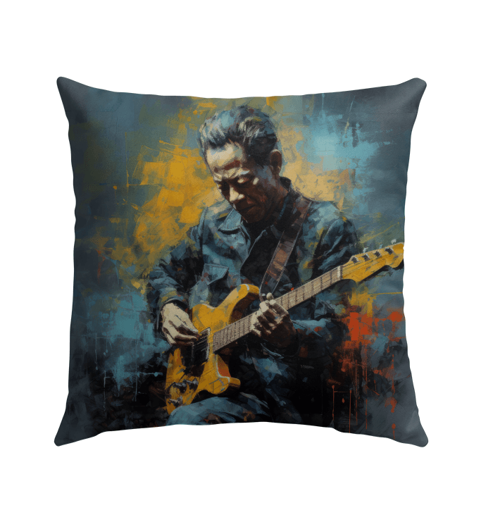 Fingerstyle Finesse Outdoor Pillow - Beyond T-shirts