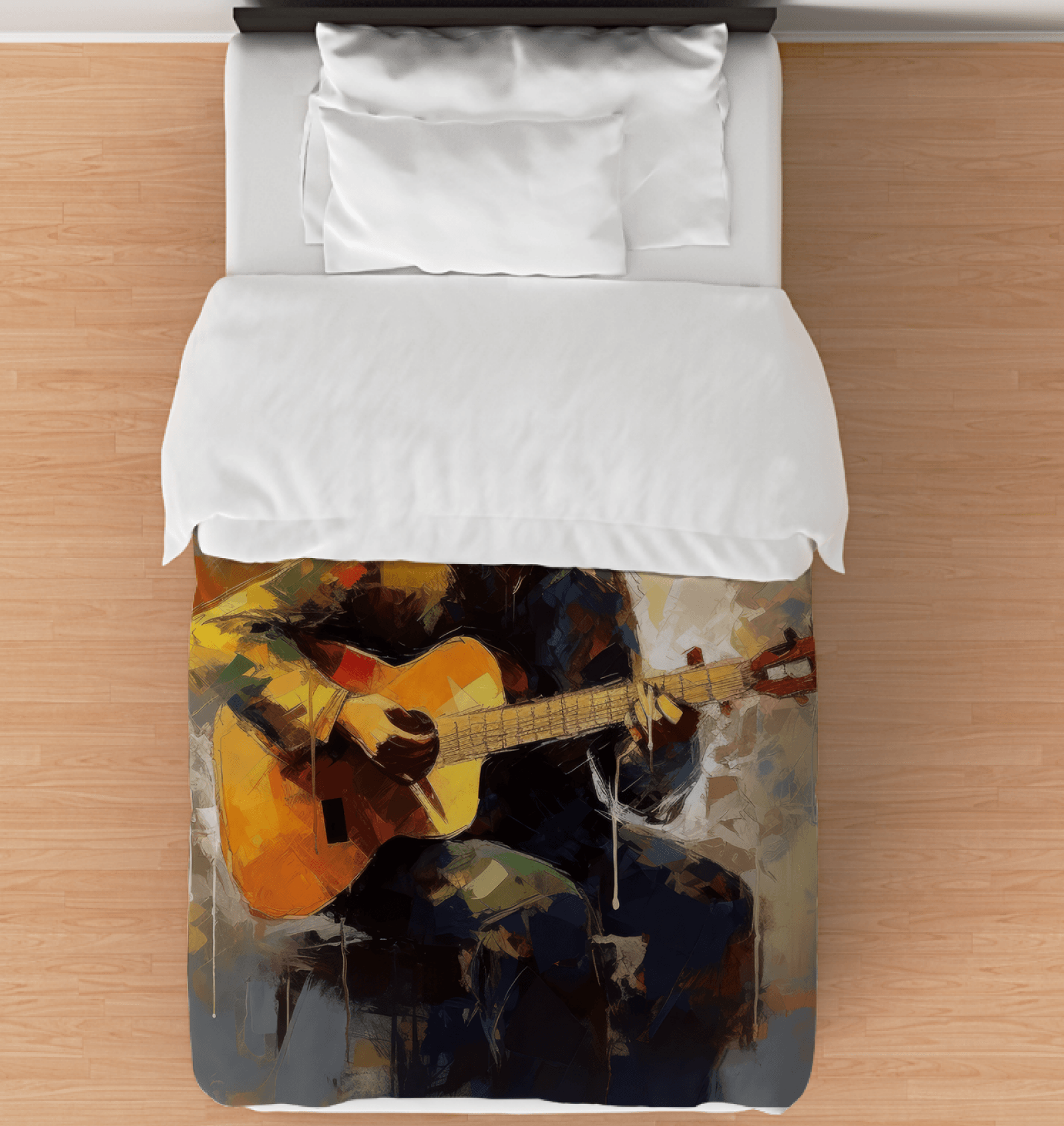 Fingerstyle Flourish Duvet Cover - Beyond T-shirts