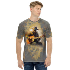 Fingerstyle Flourish guitar design men's T-shirt