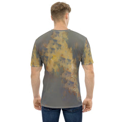 Men's T-shirt with unique fingerstyle guitar artwork