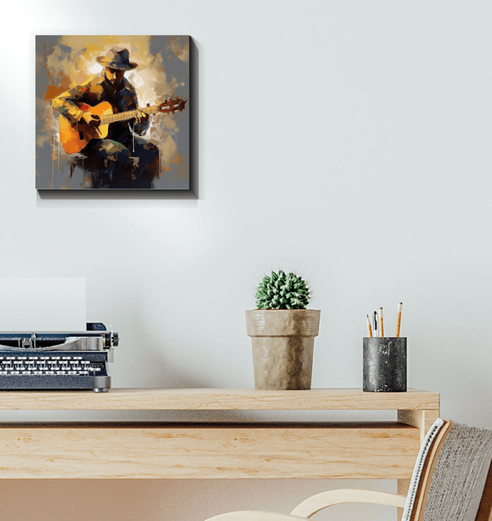 Wall art for music enthusiasts - Fingerstyle Flourish