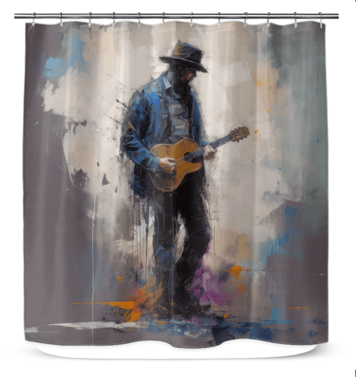 Fingerstyle Fusion Shower Curtain - Beyond T-shirts