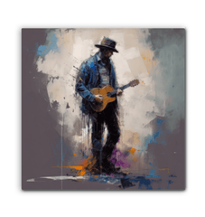 Handcrafted Fingerstyle Fusion canvas art with attention to detail