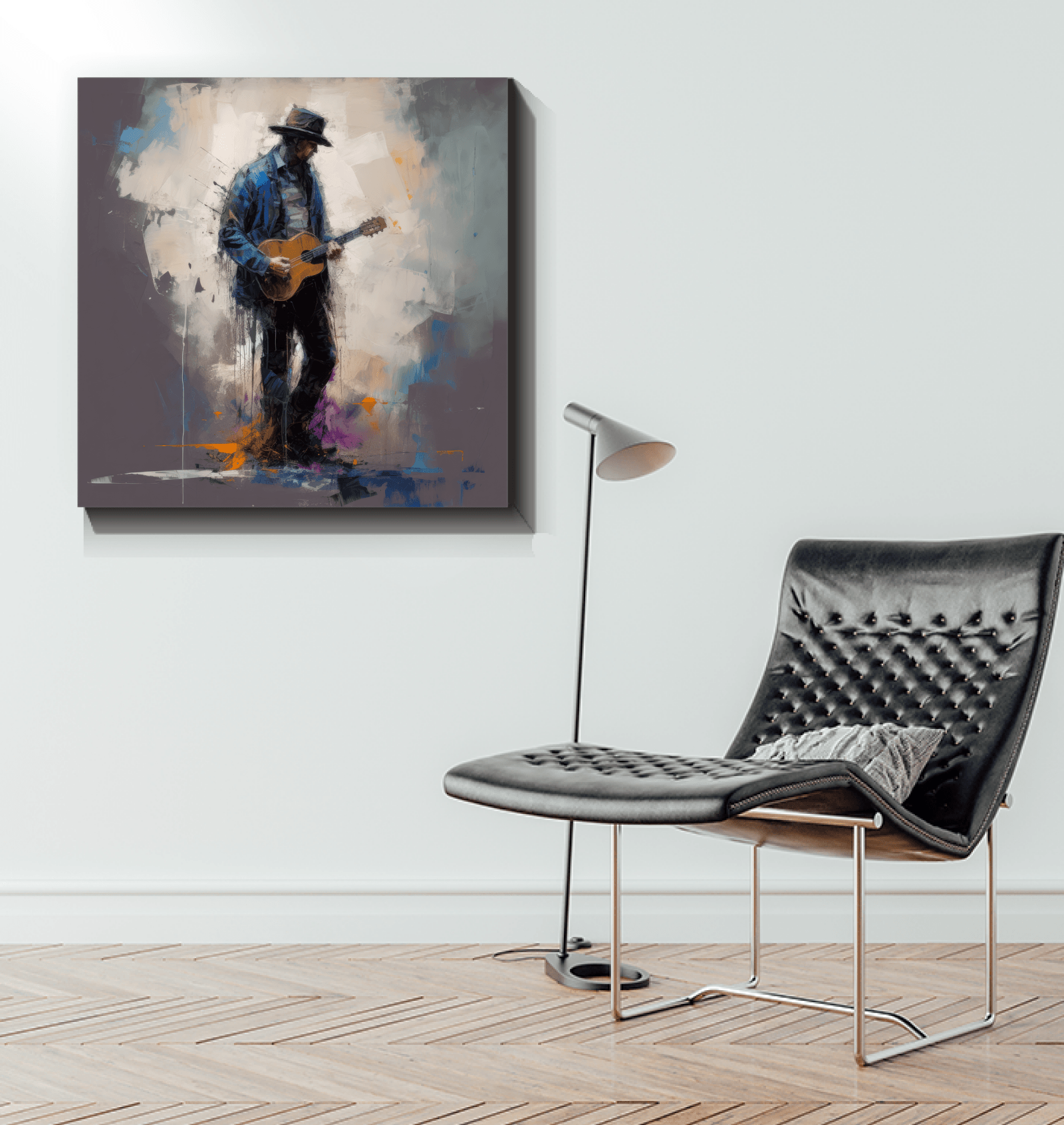 Fusion of music and art - Fingerstyle Canvas for an inspiring ambiance