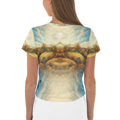 Fireworks Fantasy All-Over Print Crop Tee - Beyond T-shirts