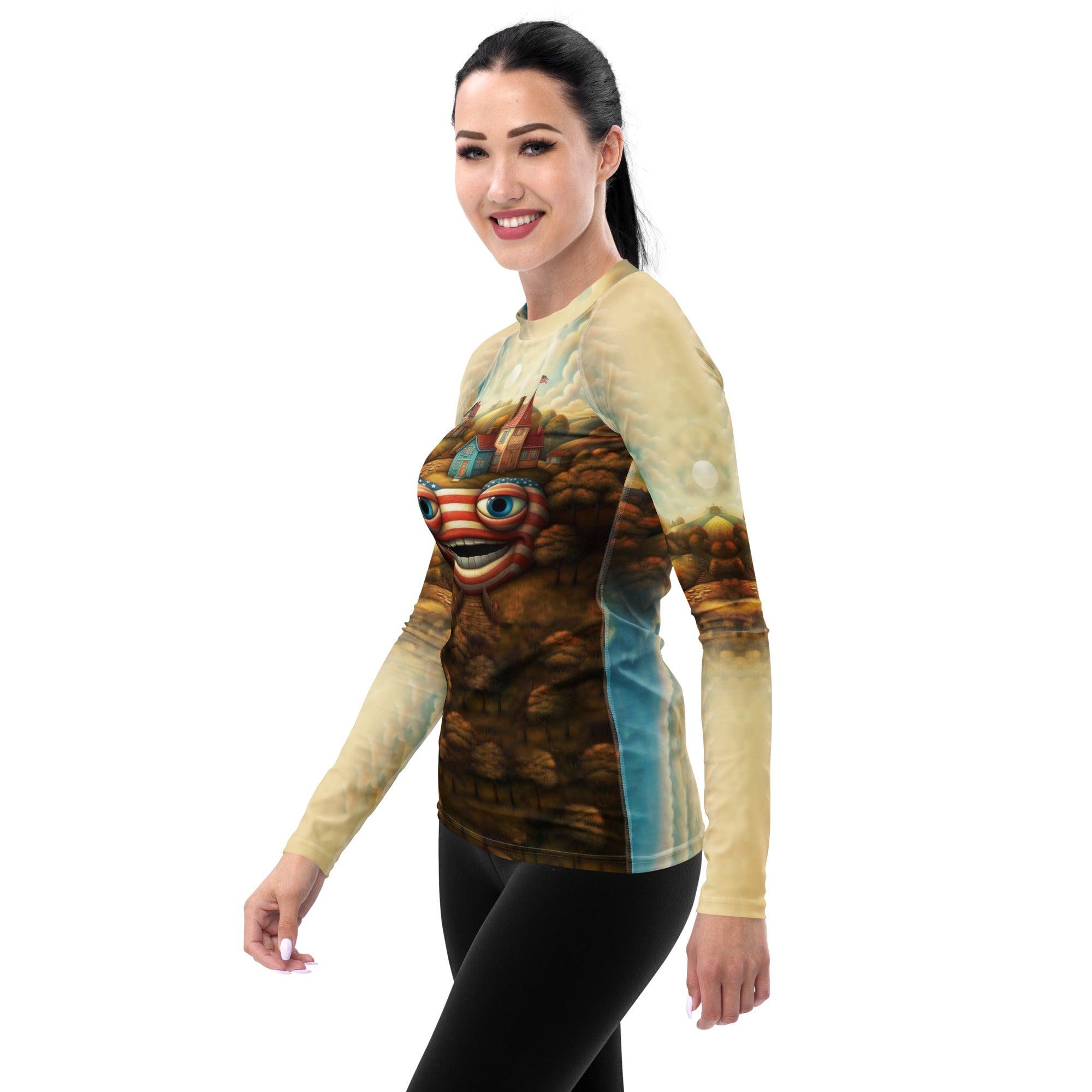 Fireworks Fantasy Women's Rash Guard - Beyond T-shirts