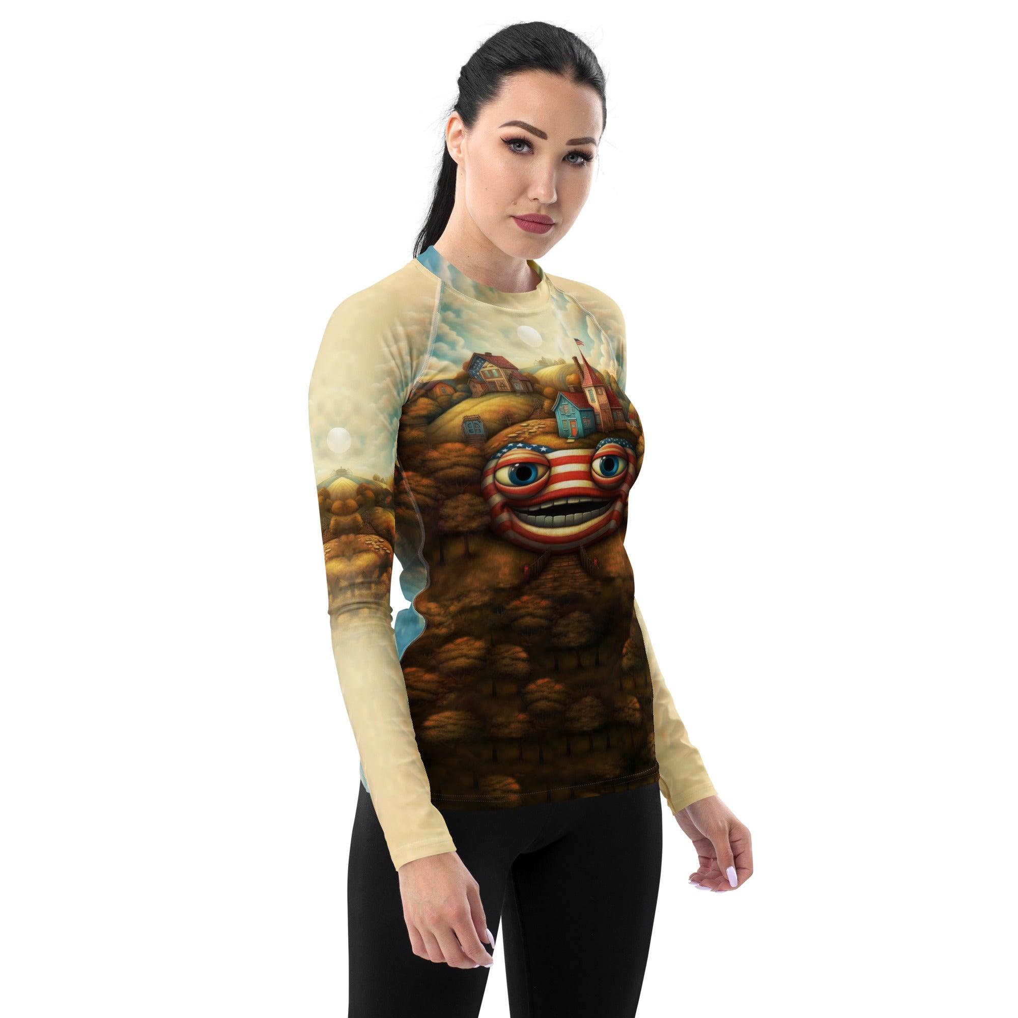 Fireworks Fantasy Women's Rash Guard - Beyond T-shirts