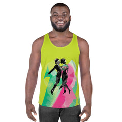 Fluid Feminine Dance Style Men's Tank Top - Beyond T-shirts