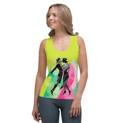 Fluid Feminine Dance Style Sublimation Cut & Sew Tank Top - Beyond T-shirts