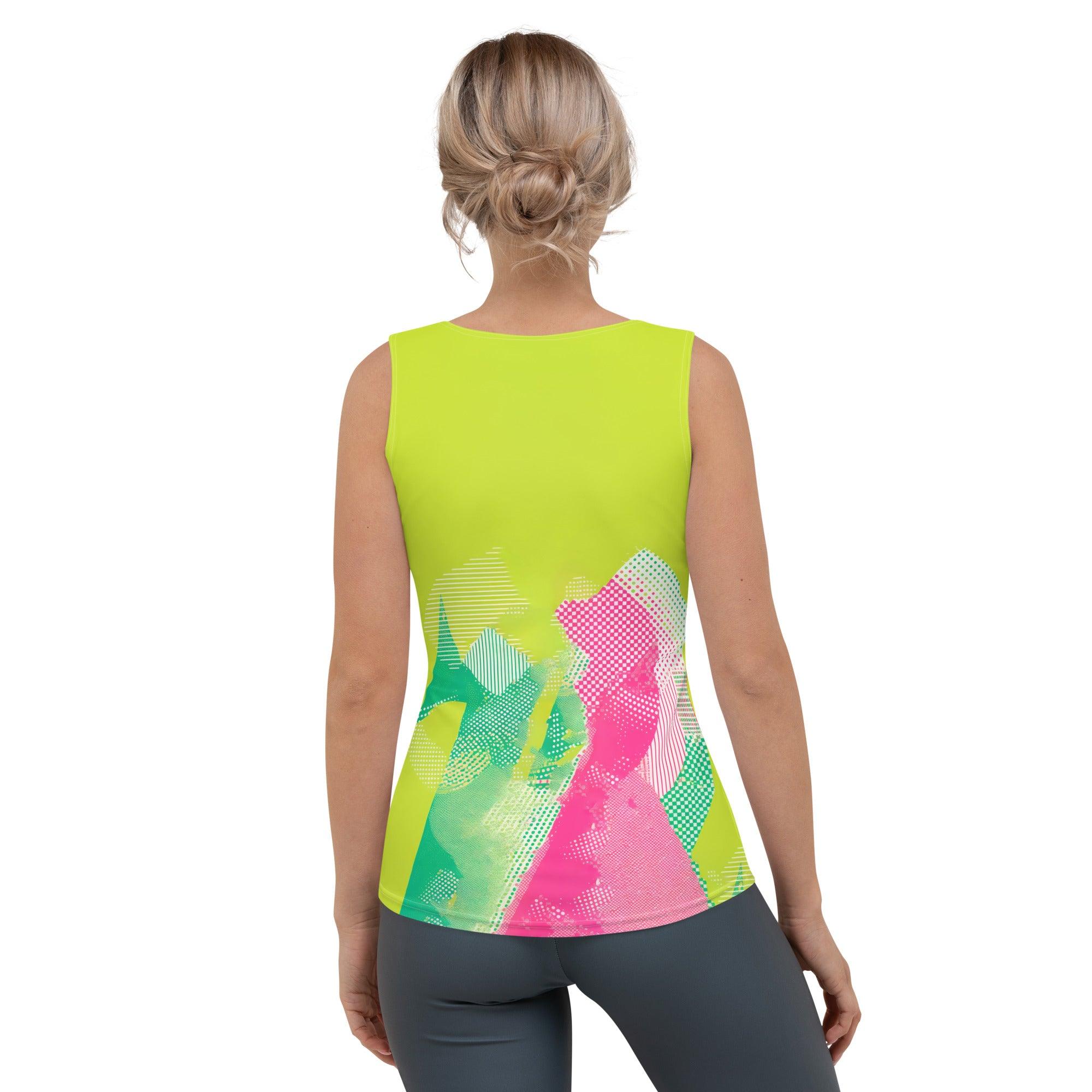 Fluid Feminine Dance Style Sublimation Cut & Sew Tank Top - Beyond T-shirts