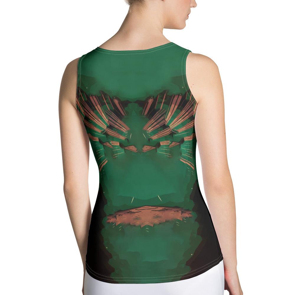 Focus Train Conquer Repeat Sublimation Cut & Sew Tank Top - Beyond T-shirts