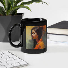 Folk Narratives Black Glossy Mug - Beyond T-shirts