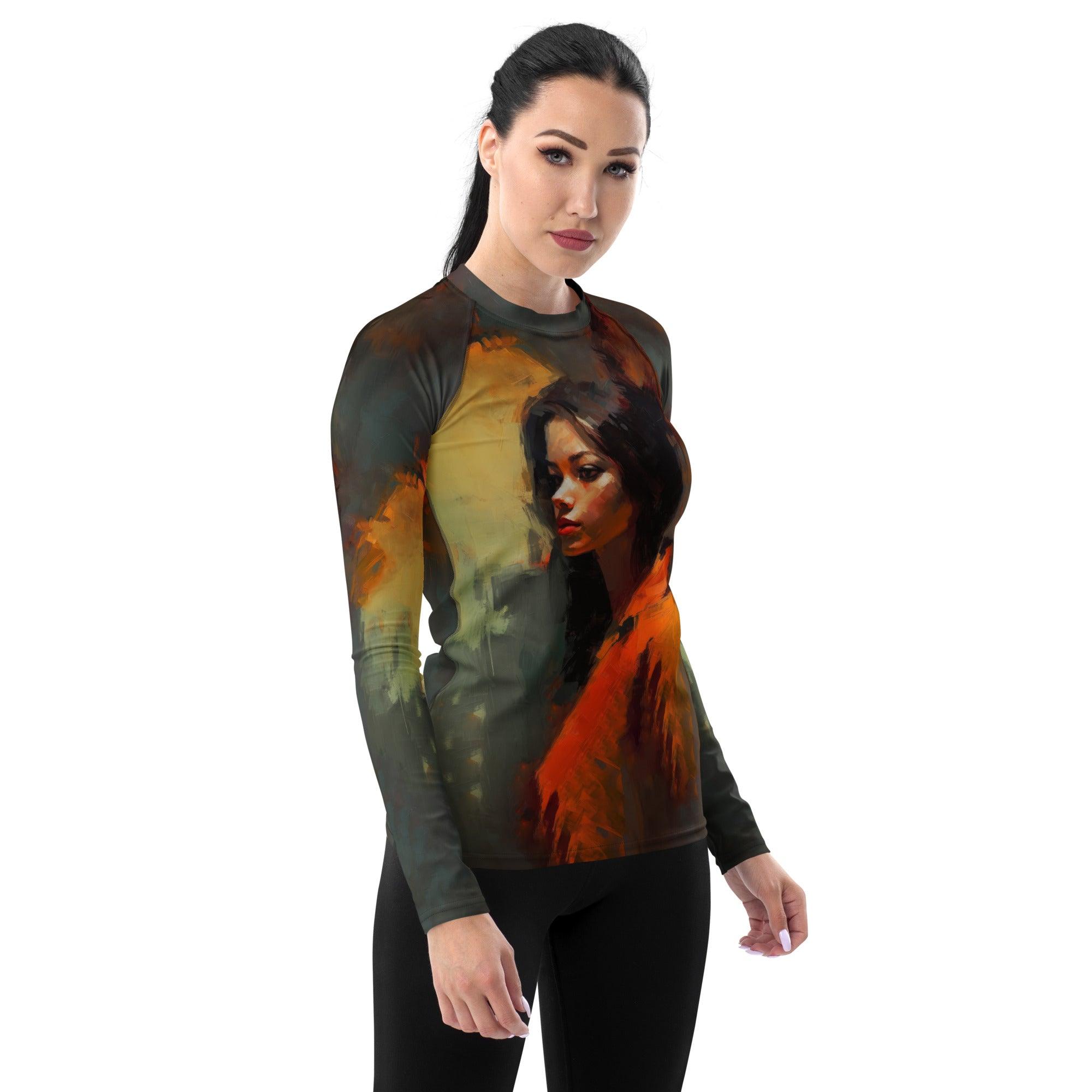 Folk Narratives Women's Rash Guard - Beyond T-shirts