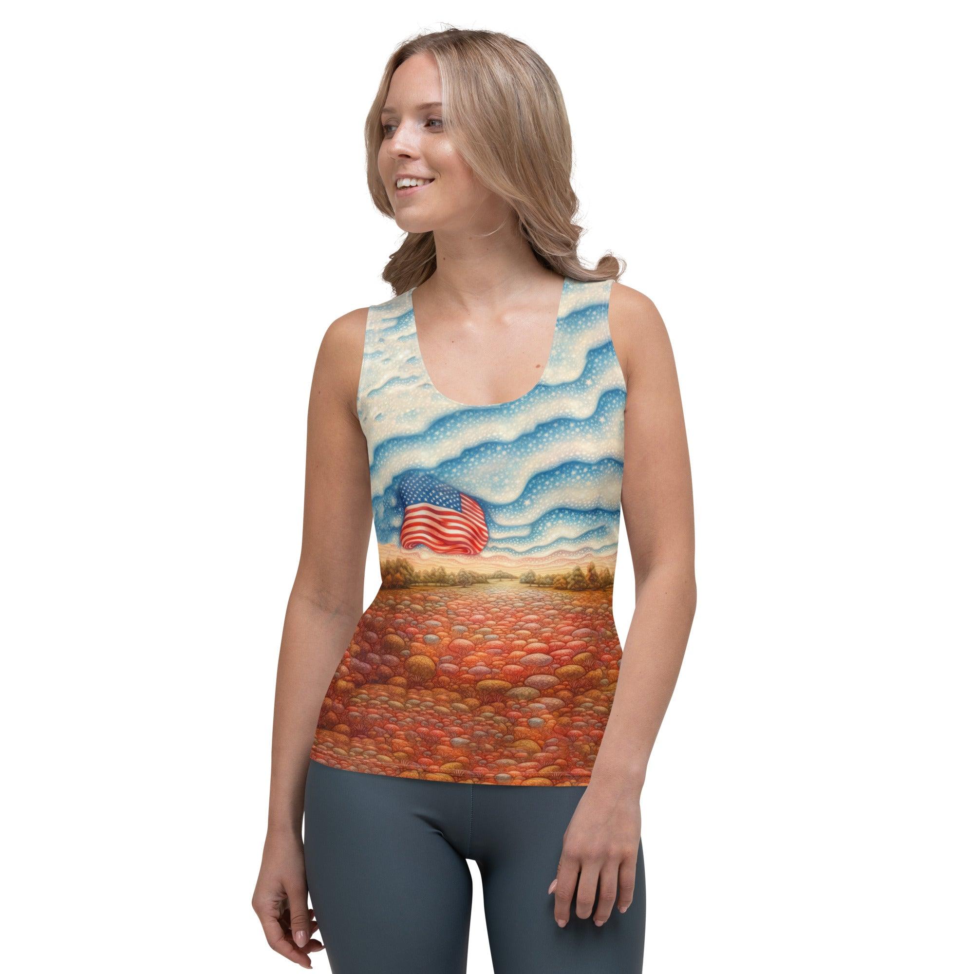 Freedom Evocations Sublimation Cut & Sew Tank Top - Beyond T-shirts