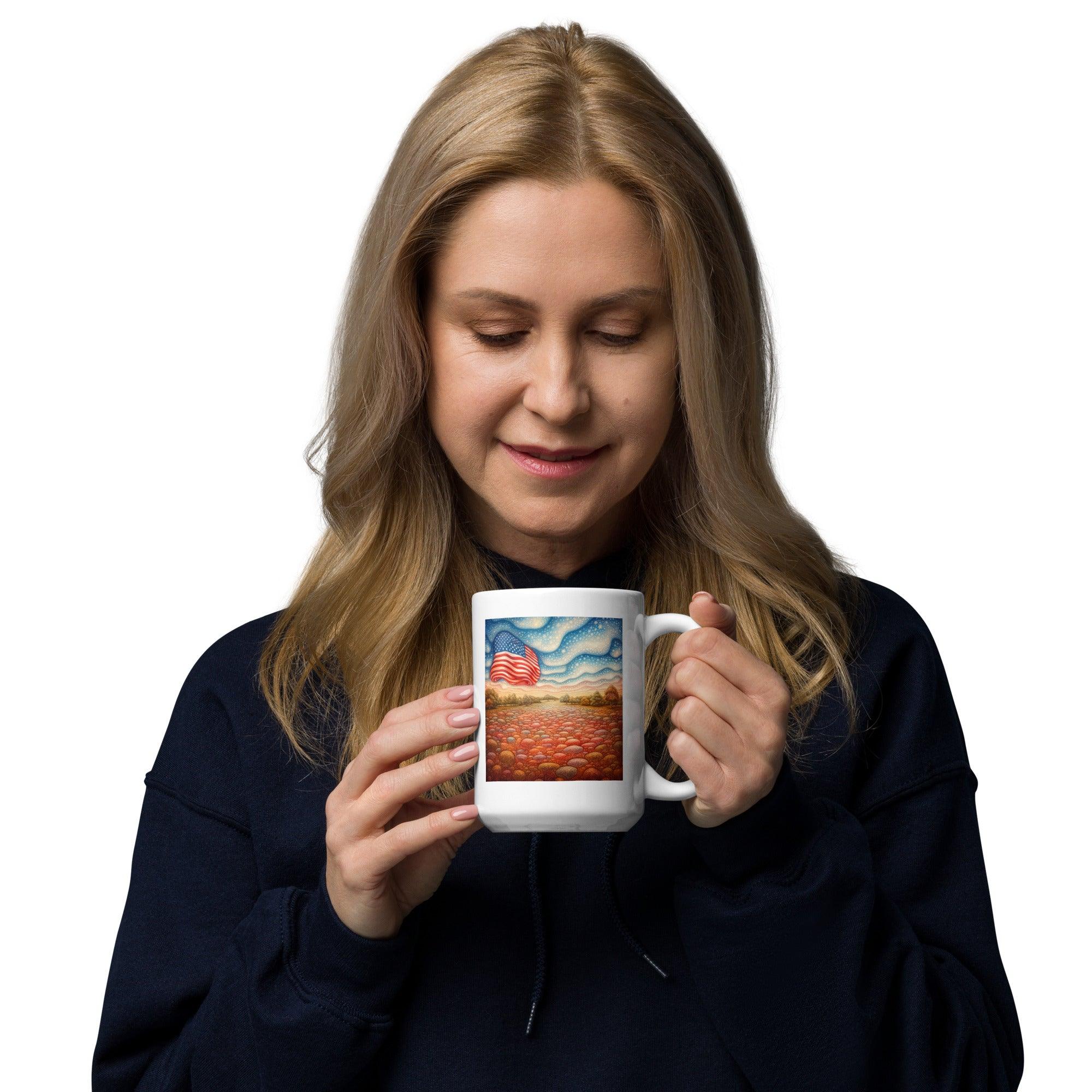 Freedom Evocations White Glossy Mug - Beyond T-shirts