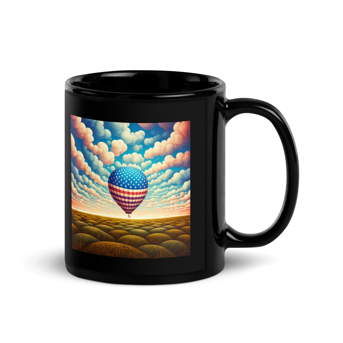 Freedom Expressions Black Glossy Mug - Beyond T-shirts