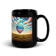 Freedom Expressions Black Glossy Mug - Beyond T-shirts