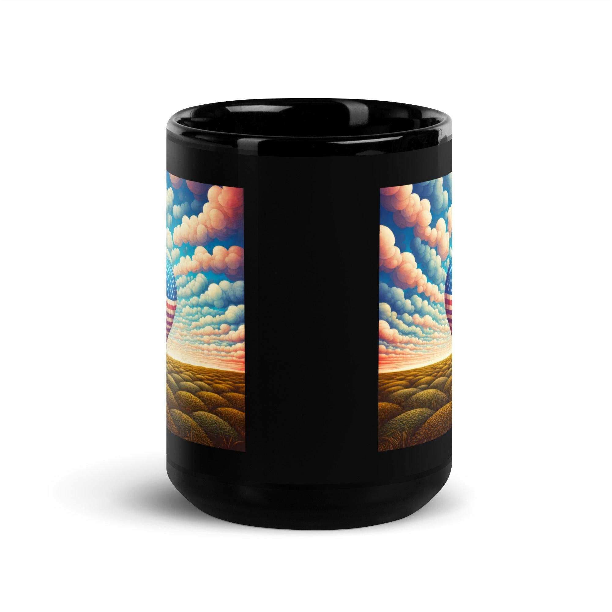 Freedom Expressions Black Glossy Mug - Beyond T-shirts