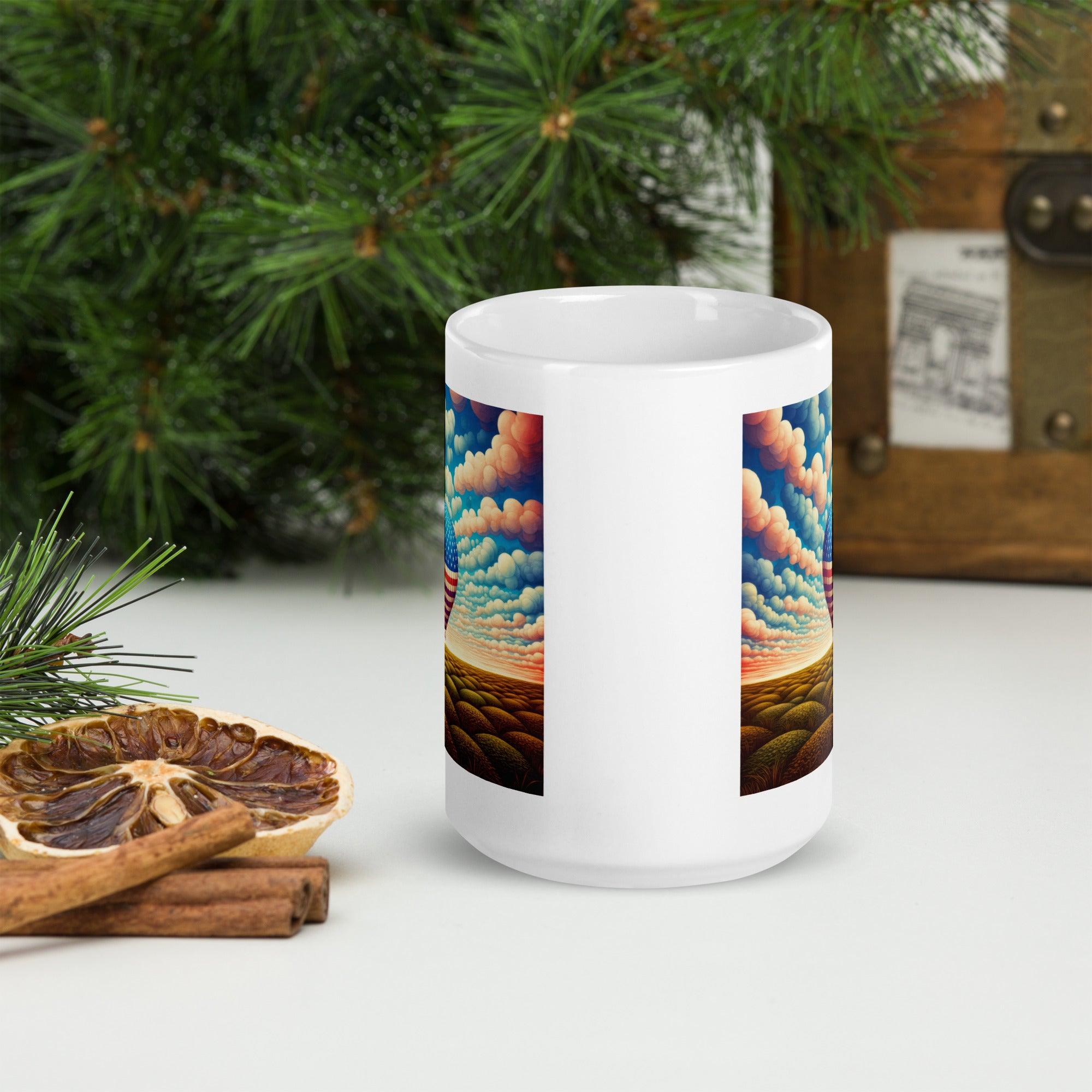 Freedom Expressions White Glossy Mug - Beyond T-shirts