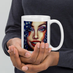 Freedom Forever White Glossy Mug - Beyond T-shirts