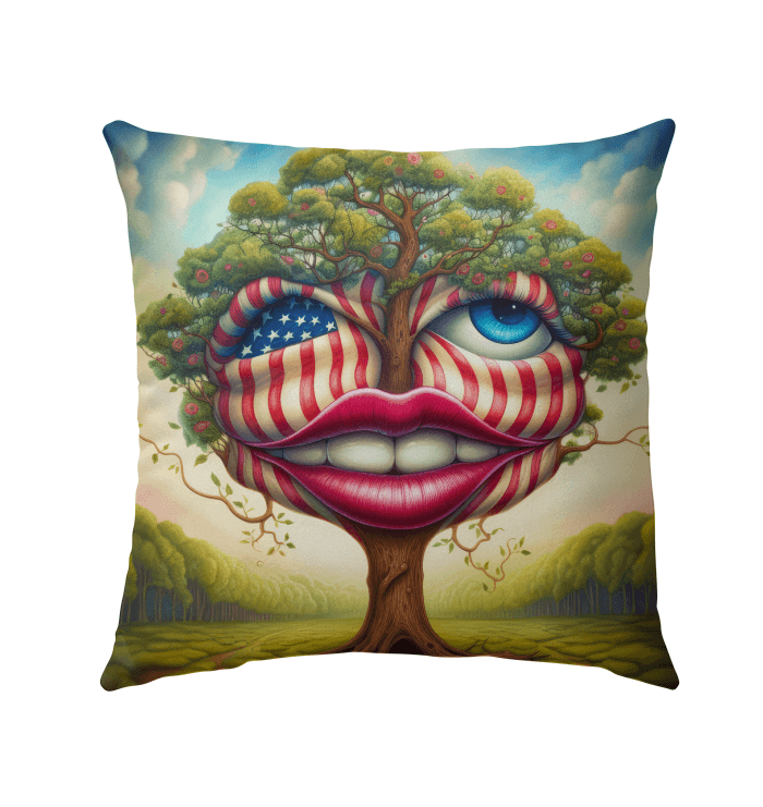 Freedom Mosaics Outdoor Pillow - Beyond T-shirts