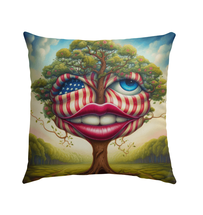 Freedom Mosaics Outdoor Pillow - Beyond T-shirts