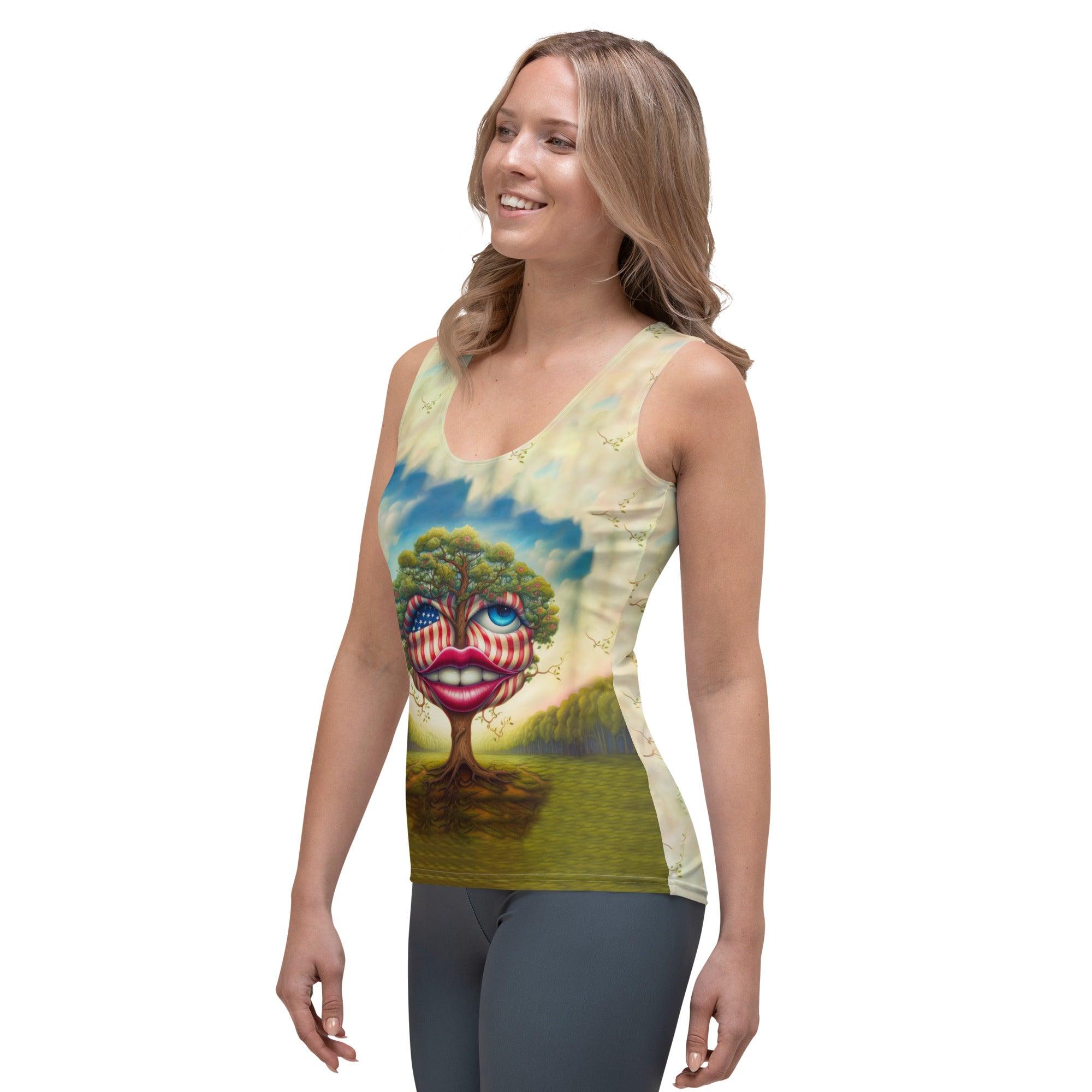 Freedom Mosaics Sublimation Cut & Sew Tank Top - Beyond T-shirts