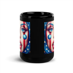 Freedom Reigns Black Glossy Mug - Beyond T-shirts