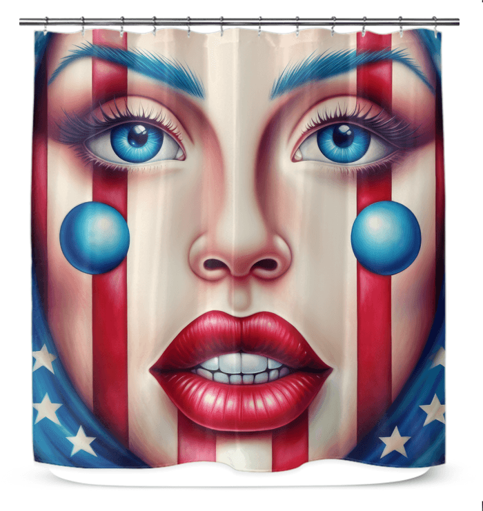 Freedom Reigns Shower Curtain - Beyond T-shirts