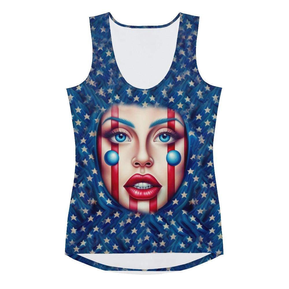 Freedom Reigns Sublimation Cut & Sew Tank Top - Beyond T-shirts