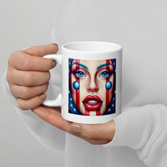 Freedom Reigns White Glossy Mug - Beyond T-shirts